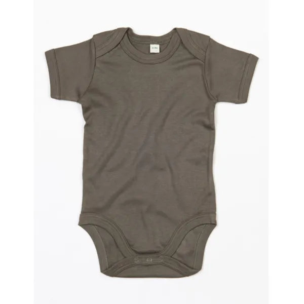 Babybugz katoenen romper, Donkerolijfgroen - 24BZ10