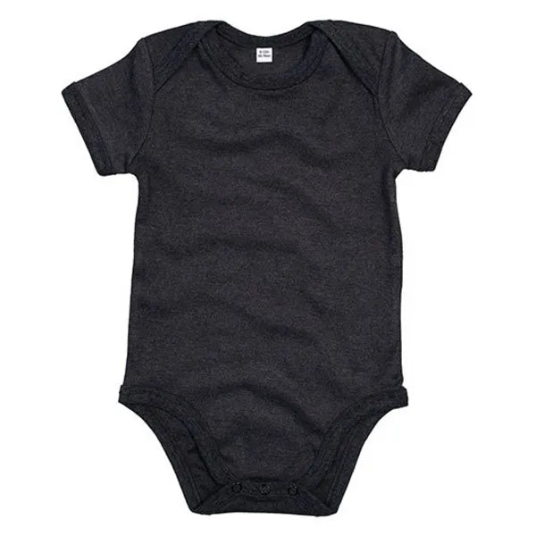 romper katoen babybugz charcoal voorzijde 24bz10
