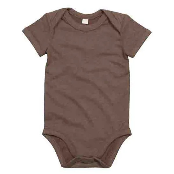 romper katoen babybugz dark mocca voorzijde 24bz10