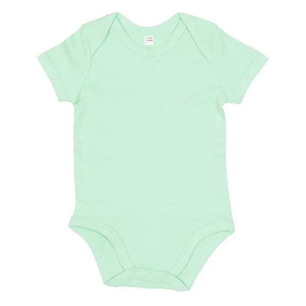 romper katoen babybugz mint groen voorzijde 24bz10