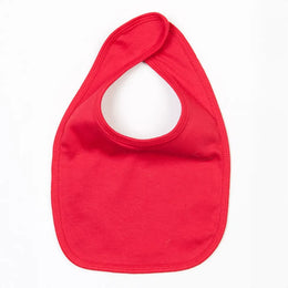 baby slabbetjes organic katoen rood 24bz12