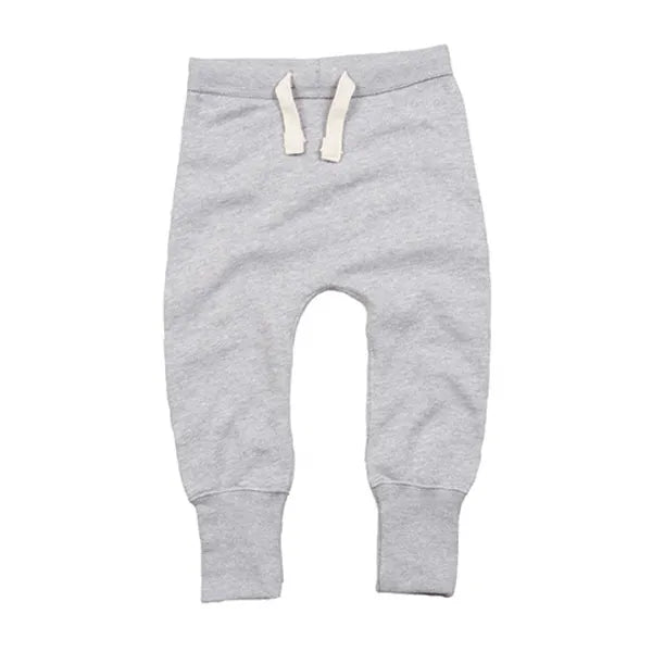 joggingbroek regular fit babybugz grijs voorzijde 24bz33