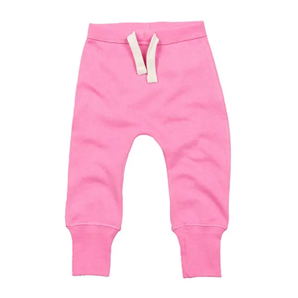 joggingbroek regular fit babybugz roze voorzijde 24bz33
