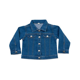 spijkerjasje denim babybugz blauw voorzijde 24bz53