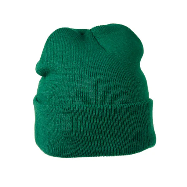 muts knitted hat printwear donker groen 24c700