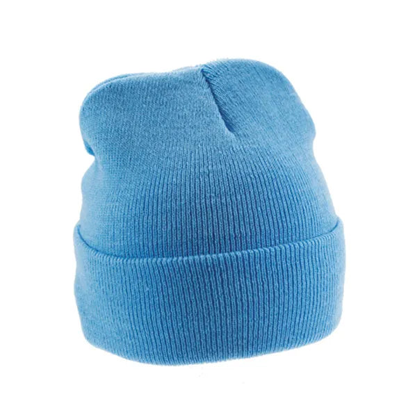 muts knitted hat printwear licht blauw 24c700
