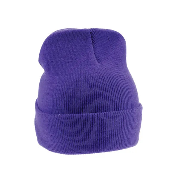 muts knitted hat printwear paars 24c700