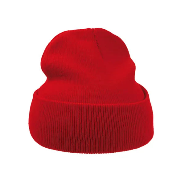 muts knitted hat printwear rood 24c700