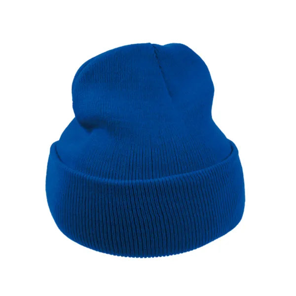 muts knitted hat printwear royal blauw 24c700