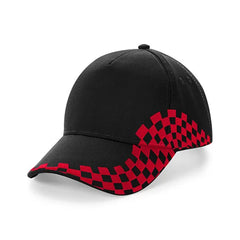 Sport Cap | Ademend en Duurzaam | Zwart Rood
