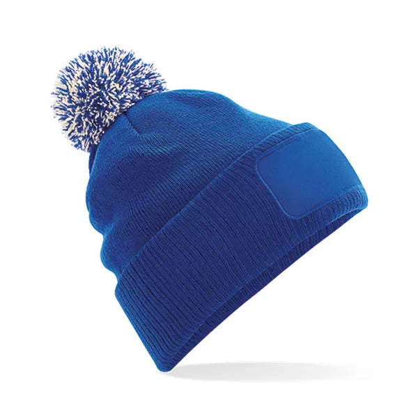 muts patch beanie snowstar bright blauw 24cb443