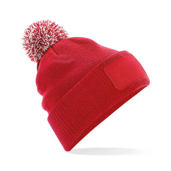 muts patch beanie snowstar  rood  24cb443