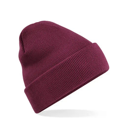 Beechfield beanie muts, Bordeauxrood - 24CB45
