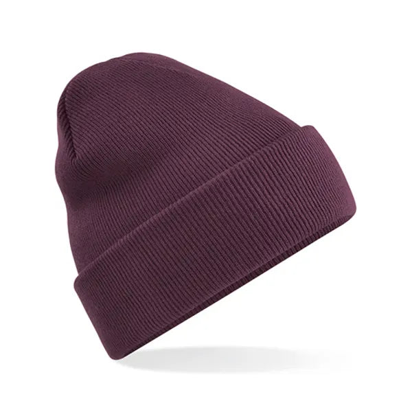 Beechfield beanie muts, Donkerrood - 24CB45