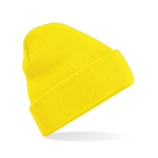 Beechfield beanie muts, Geel - 24CB45