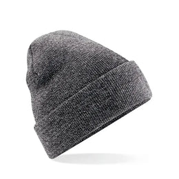 Beechfield beanie muts, Grijs gemêleerd - 24CB45