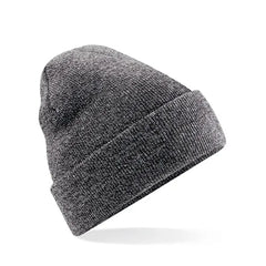 Beechfield Beanie Muts - Melange Grijs