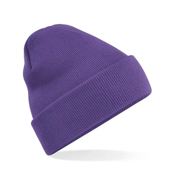 Beechfield beanie muts, Paars - 24CB45