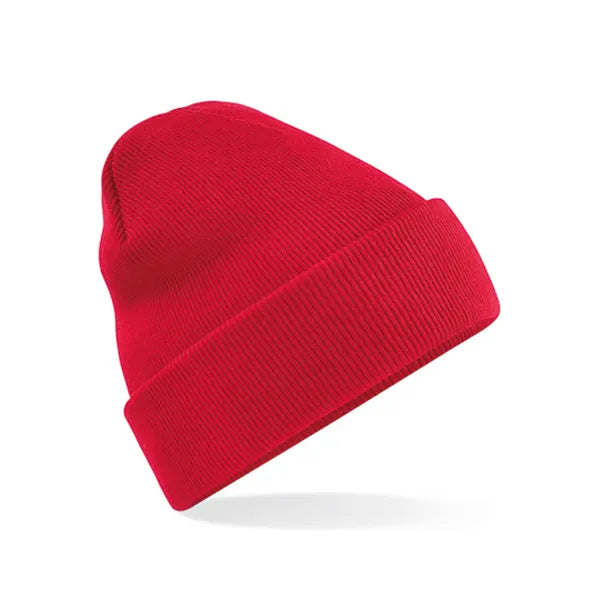 muts beanie beechfield brick red 24cb45