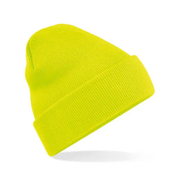 muts beanie beechfield Fluorescent Geel 24cb45