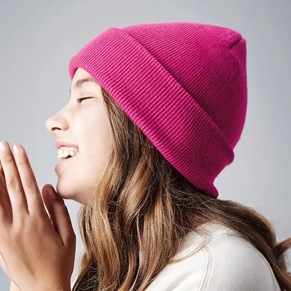 muts junior beanie beechfield roze sfeer foto 24cb45b