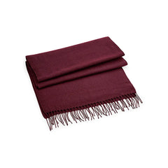 Klassiek Geweven Sjaal – Luxe Soft - Bordeaux