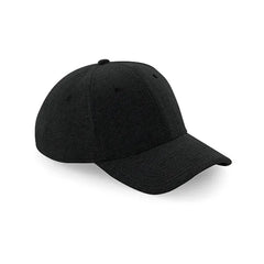Baseball Cap van Jersey Stof - Zwart