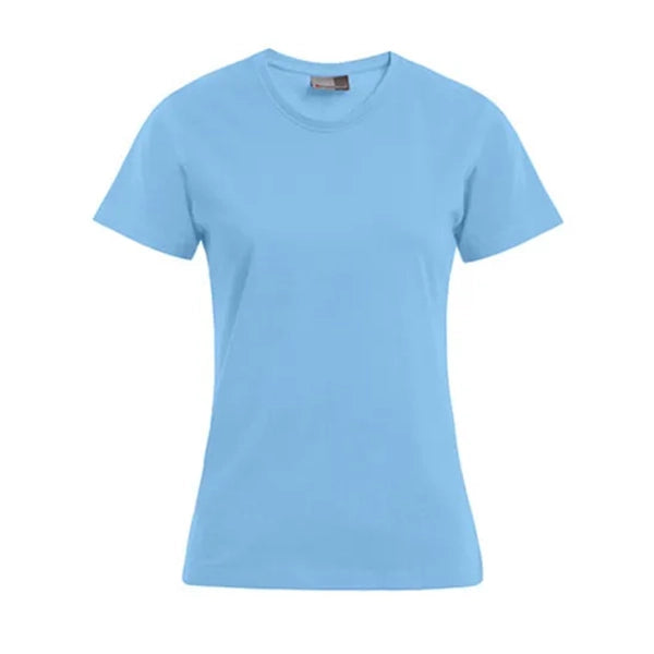 t-shirt getailleerd promodoro alaskan blue voorzijde 24e3005