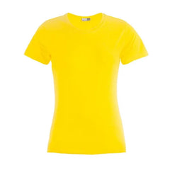 T-shirt Getailleerd Promodoro - Geel