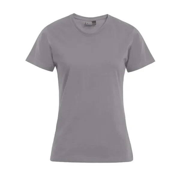 t-shirt getailleerd promodoro new light grey voorzijde 24e3005