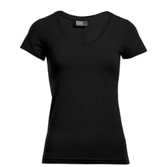 Promodoro V-hals T-shirt Dames - Zwart