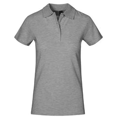 Katoen Polo Shirt - Promodoro Melange Grijs