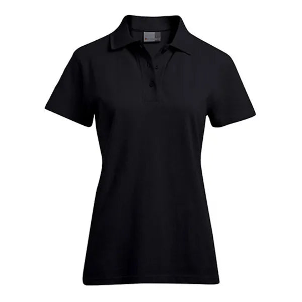 polo shirt katoen promodoro zwart voorzijde 24e4005f