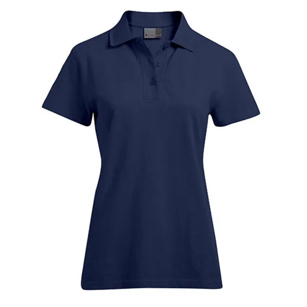 Promodoro katoenen damespolo, Marineblauw - 24E4005F