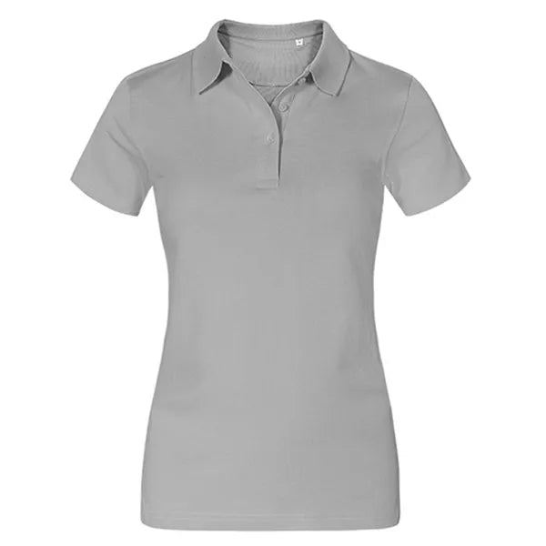 polo shirt jersey promodoro new light grey voorzijde 24e4025