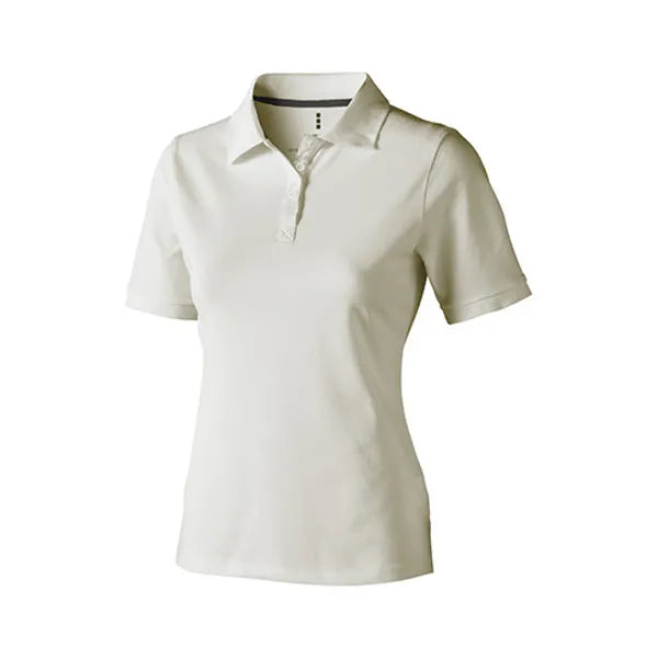 polo shirt katoen elevate licht grijs voorzijde 24el38081