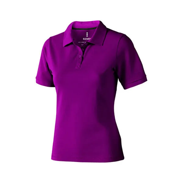 polo shirt katoen elevate plum voorzijde 24el38081