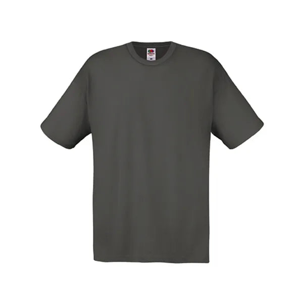 T shirt men ronde hals regular fit lichtgrafiet 24f110