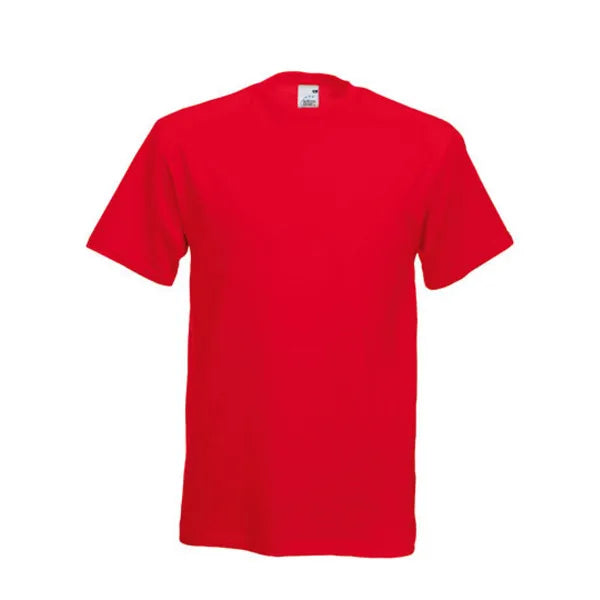 T shirt men ronde hals regular fit rood 24f110
