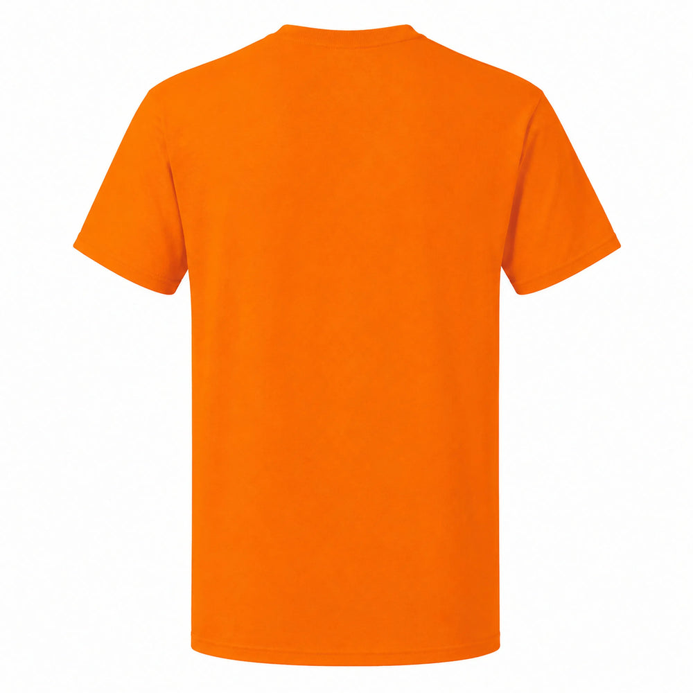 Fruit of the Loom heren-T-shirt achterzijde, Oranje - 24F110