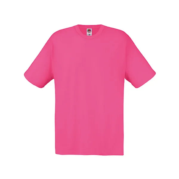 Fruit of the Loom heren-T-shirt, Fuchsia - 24F110
