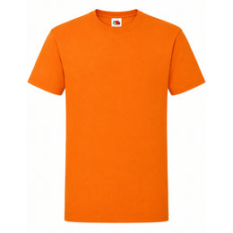 Fruit of the Loom heren-T-shirt voorzijde, Oranje - 24F110