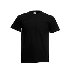 Stijlvolle Heren T-shirts van Fruit of the Loom - Zwart