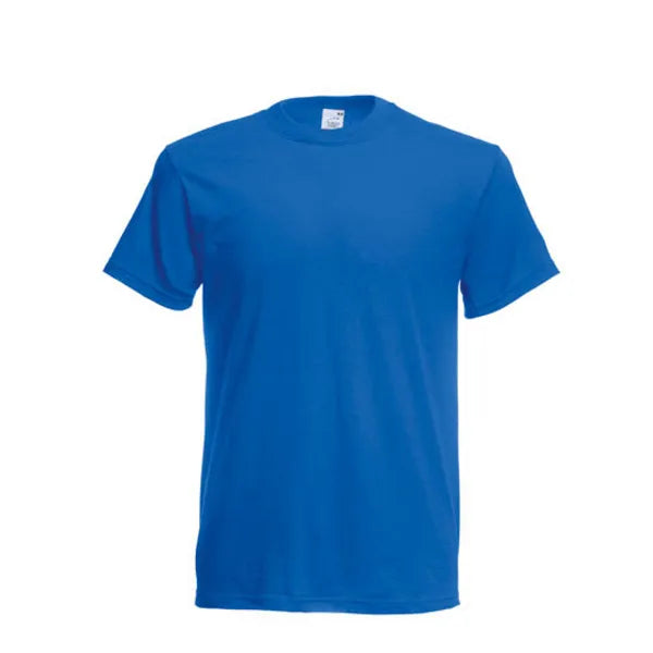T shirt heren ronde hals regular fit royal blue 24f110