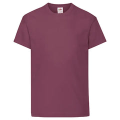 T-shirts voor Kinderen van Fruit of the loom - Bordeaux