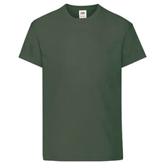 T-shirts voor Kinderen van Fruit of the loom - Fles Groen