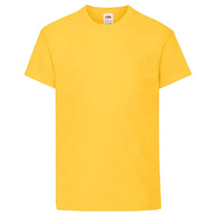 T-shirts voor Kinderen van Fruit of the loom - Geel