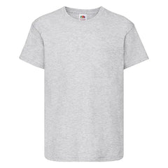 T-shirts voor Kinderen van Fruit of the loom - Melange Grijs