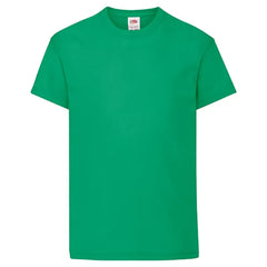 T-shirts voor Kinderen van Fruit of the loom - Groen