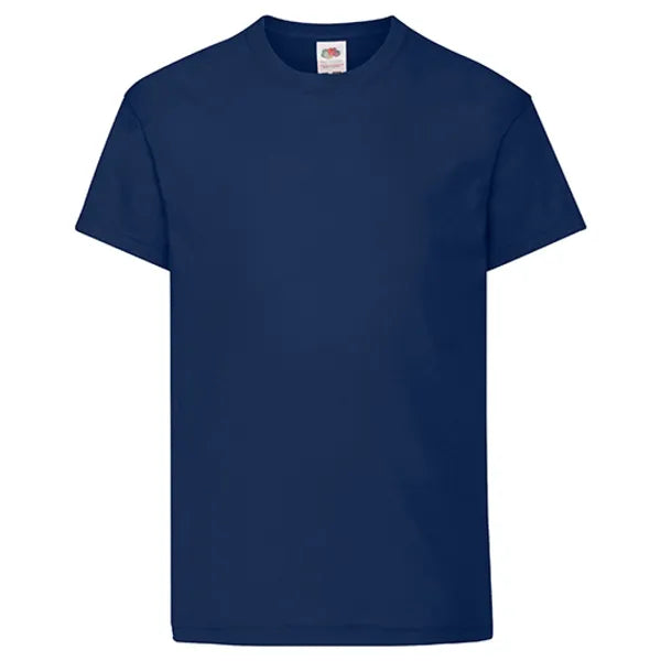 Fruit of the Loom kinder-T-shirt, Marineblauw - 24F110K